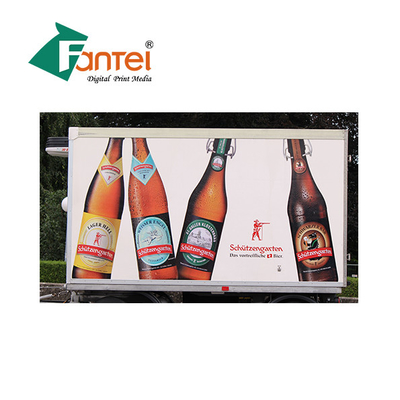 পোস্টারের জন্য 440Gsm আউটডোর পিভিসি ব্যানার 100m 200X300D দ্রাবক কালি